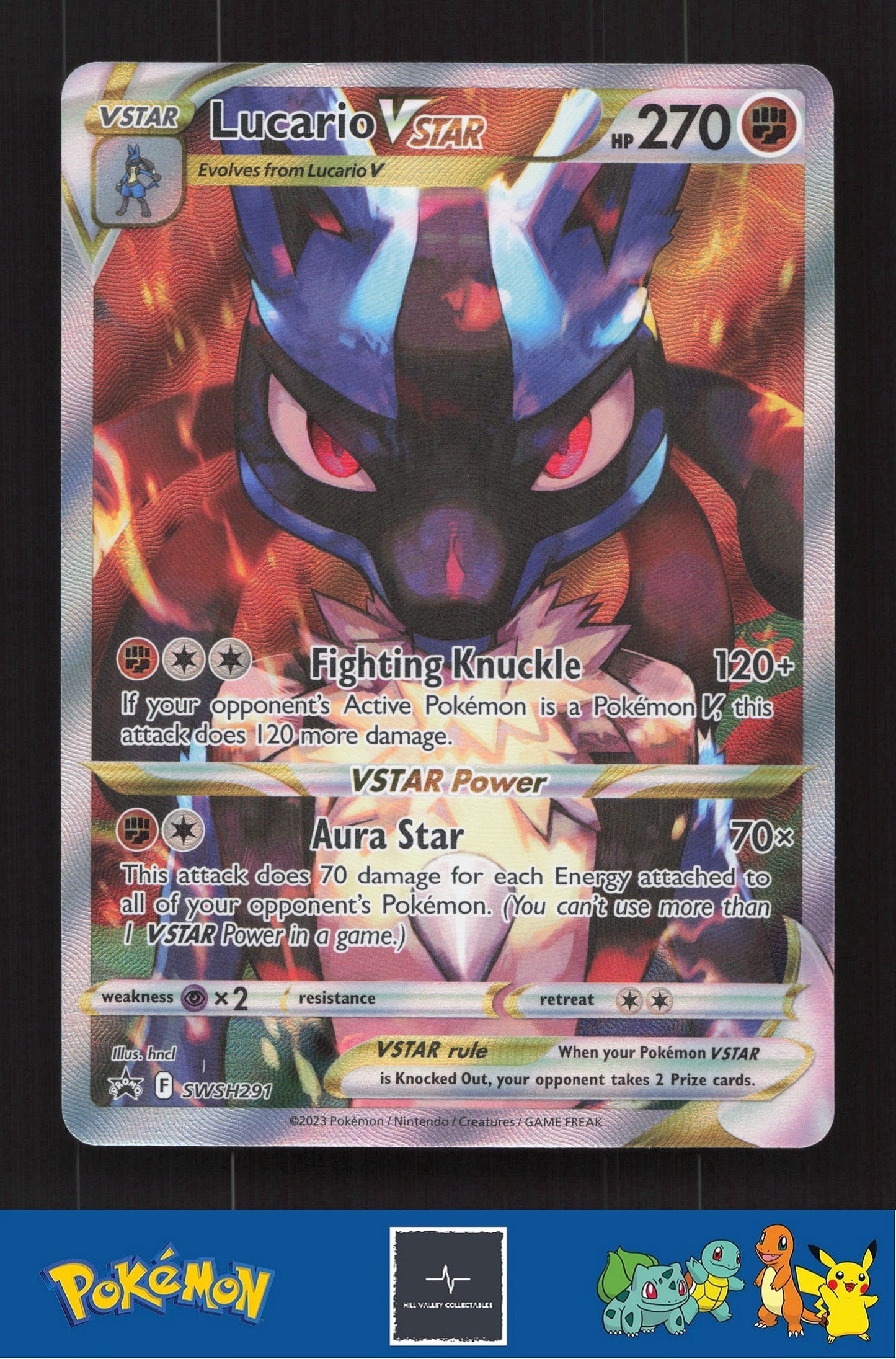 2023 Pokemon SWSH Sword & Shield Promo SWSH291 Lucario Vstar
