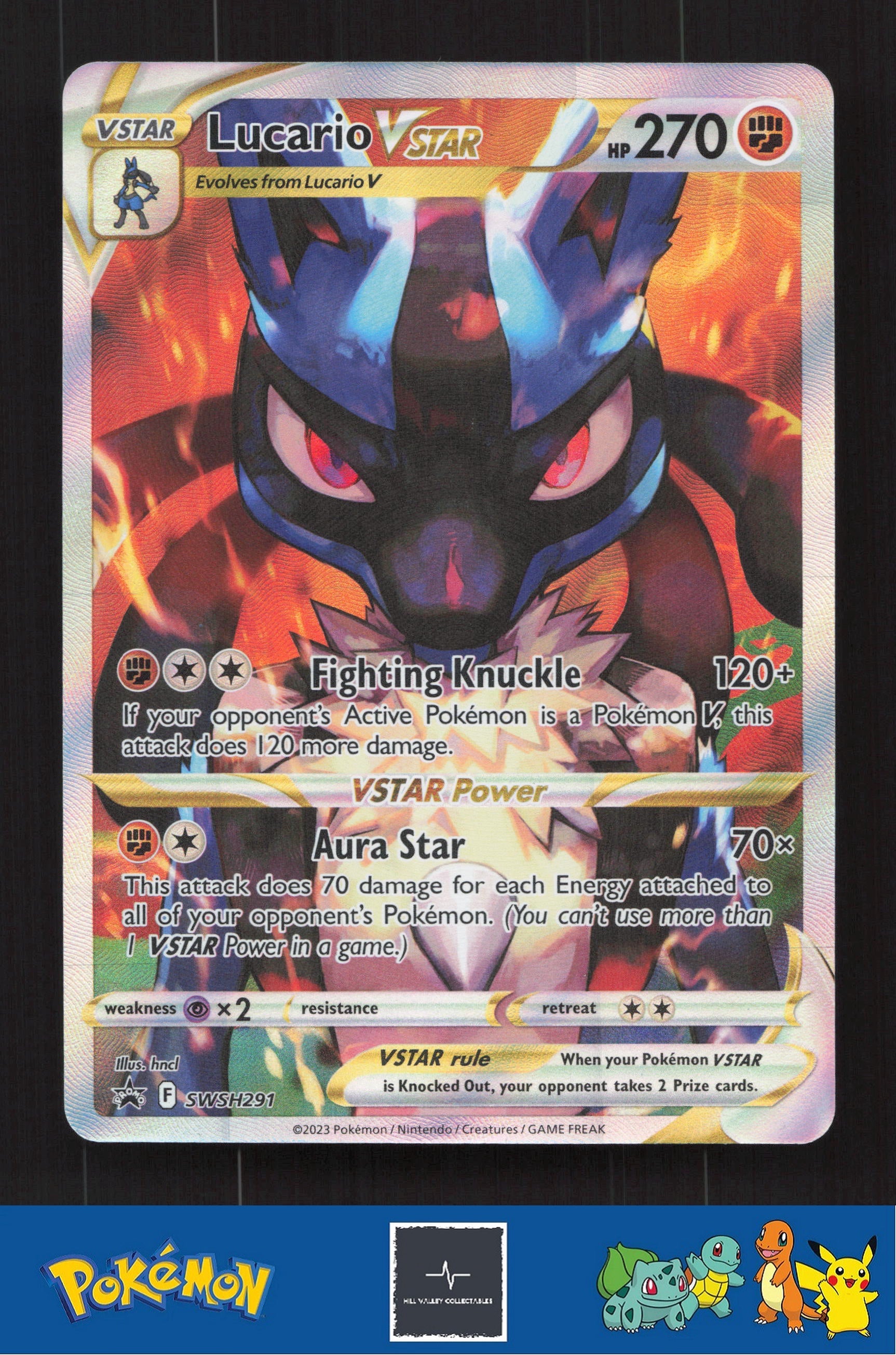 2023 Pokemon SWSH Sword & Shield Promo SWSH291 Lucario Vstar