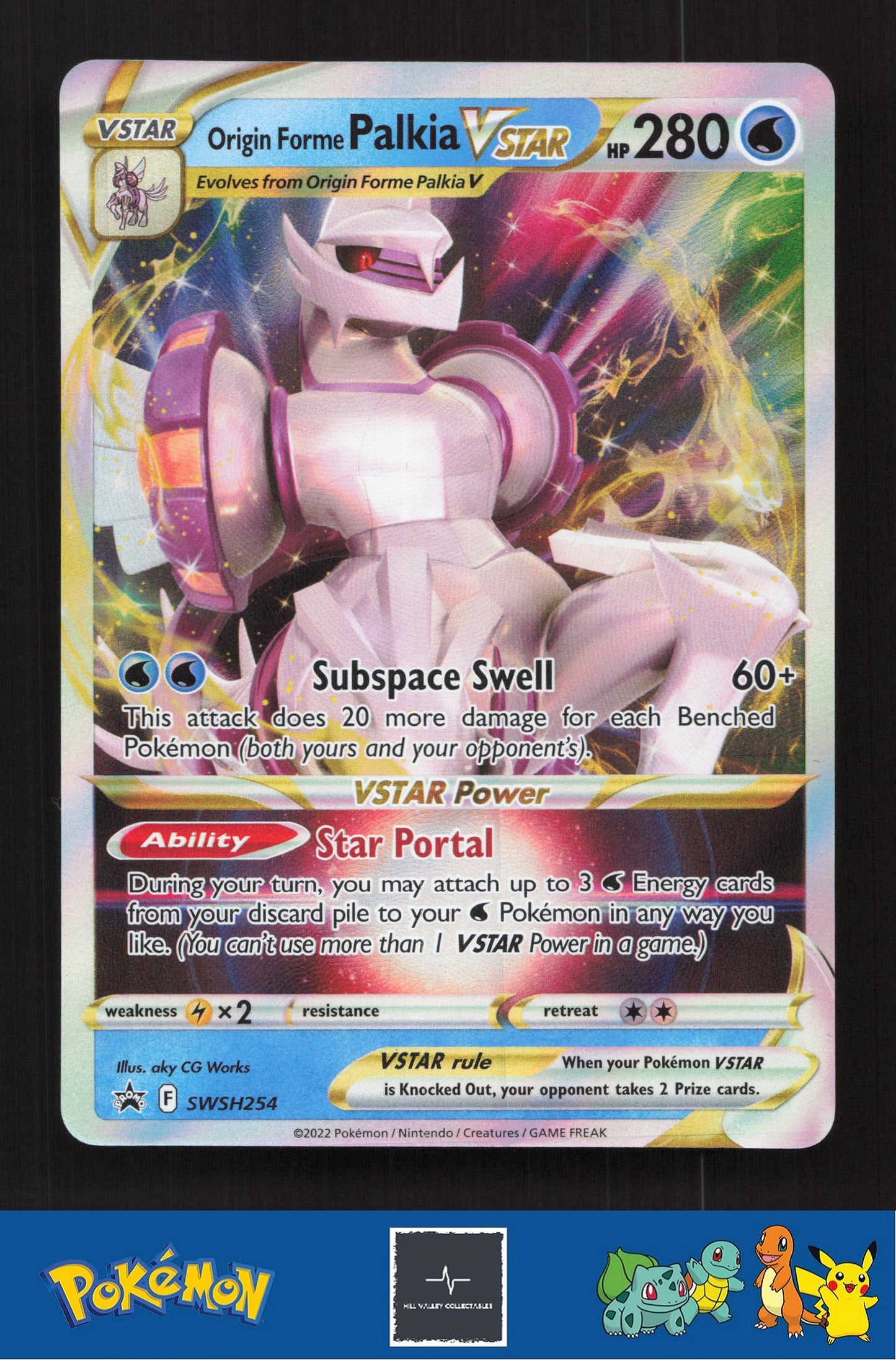 2022 Pokemon SWSH Sword & Shield Promo SWSH254 Origin Forme Palkia Vstar