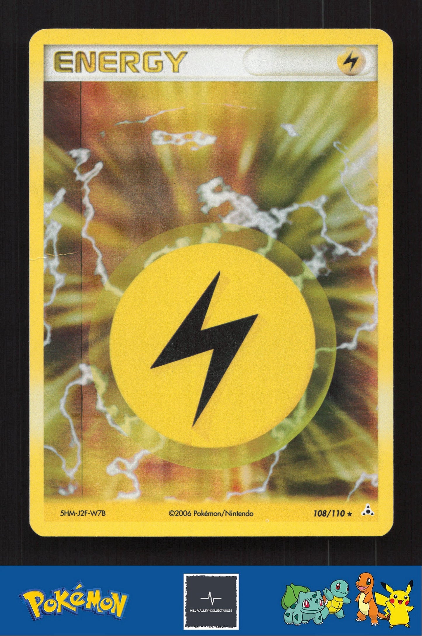2006 Pokemon EX Holon Phantoms 108/110 Lightning Energy