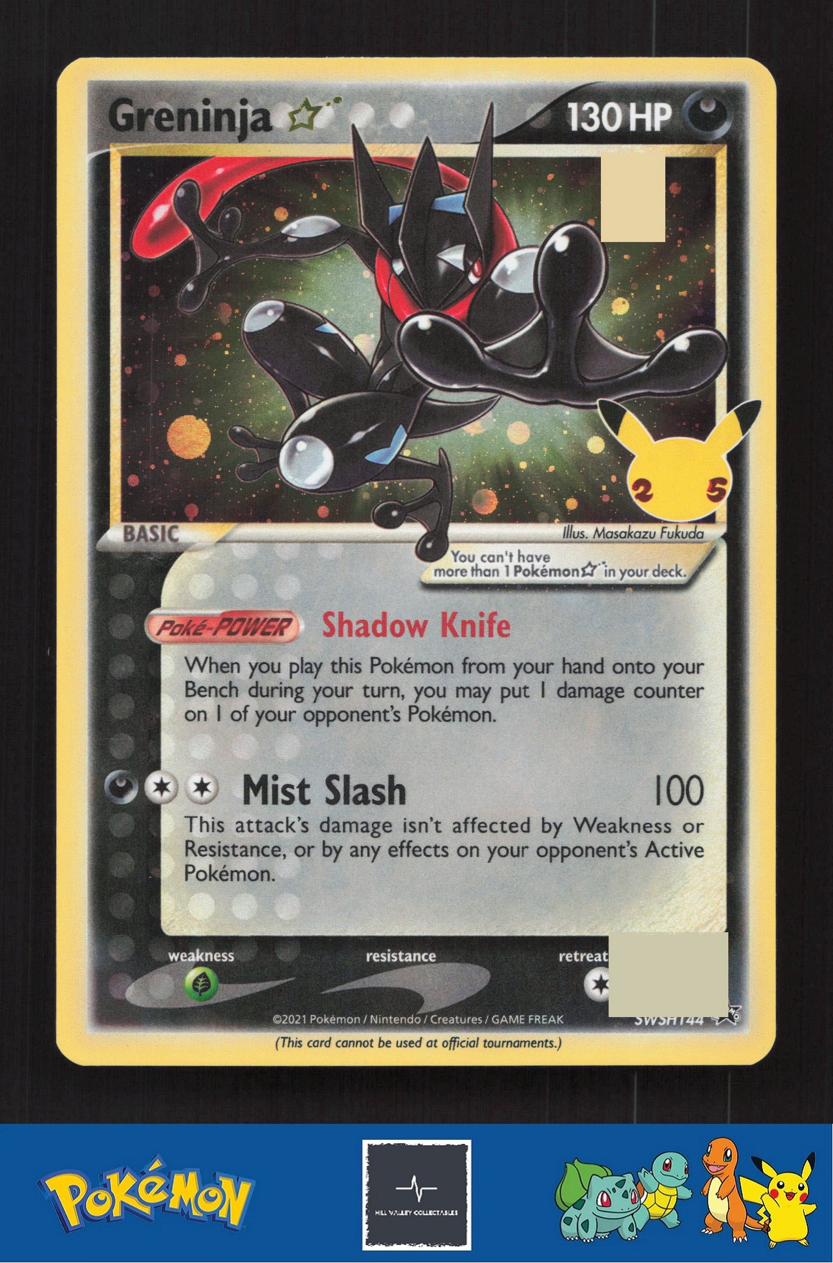 2021 Pokemon SWSH Sword & Shield Promo SWSH144 Greninja Star