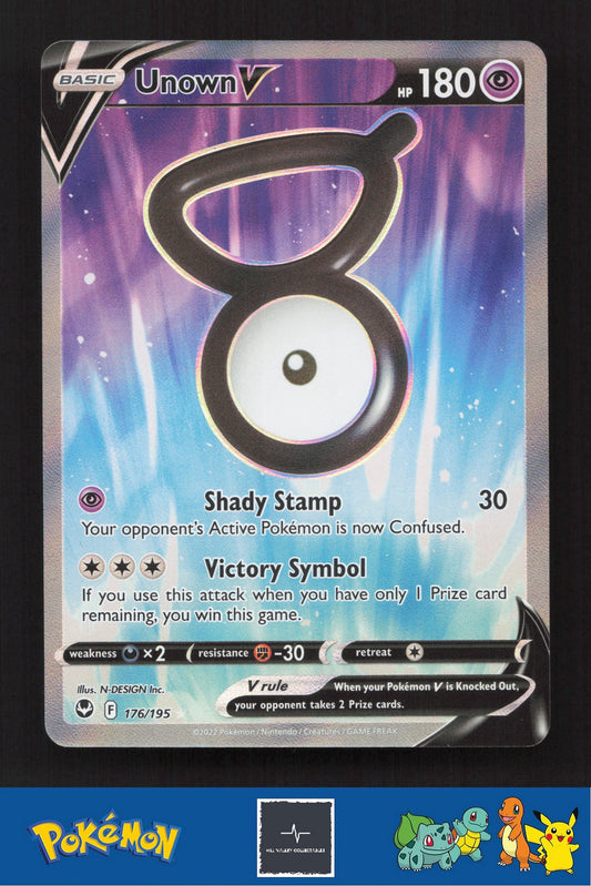 2022 Pokemon SWSH Silver Tempest 176/195 Unown V