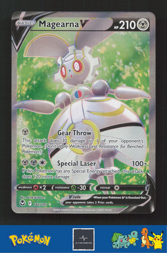 2022 Pokemon SWSH Silver Tempest 182/195 Magearna V