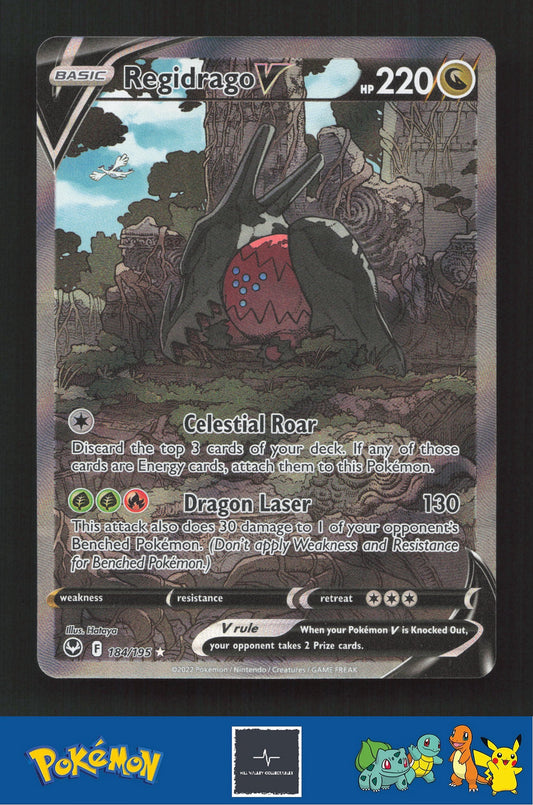 2022 Pokemon SWSH Silver Tempest 184/195 Regidrago V