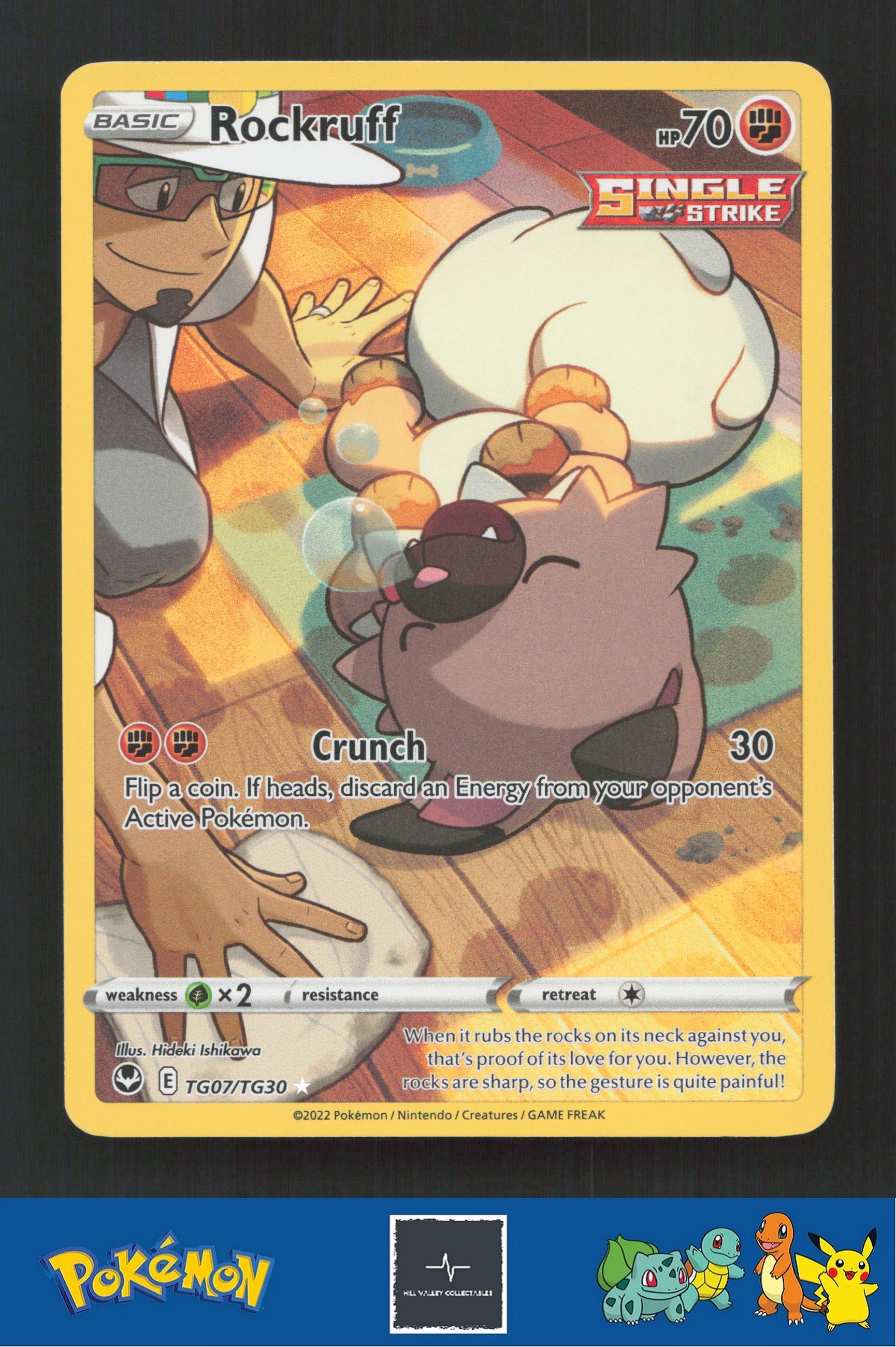 2022 Pokemon SWSH Silver Tempest TG07/TG30 Rockruff