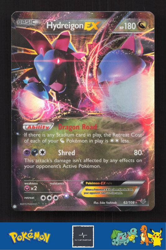 2015 Pokemon XY Roaring Skies 62/108 Hydreigon EX