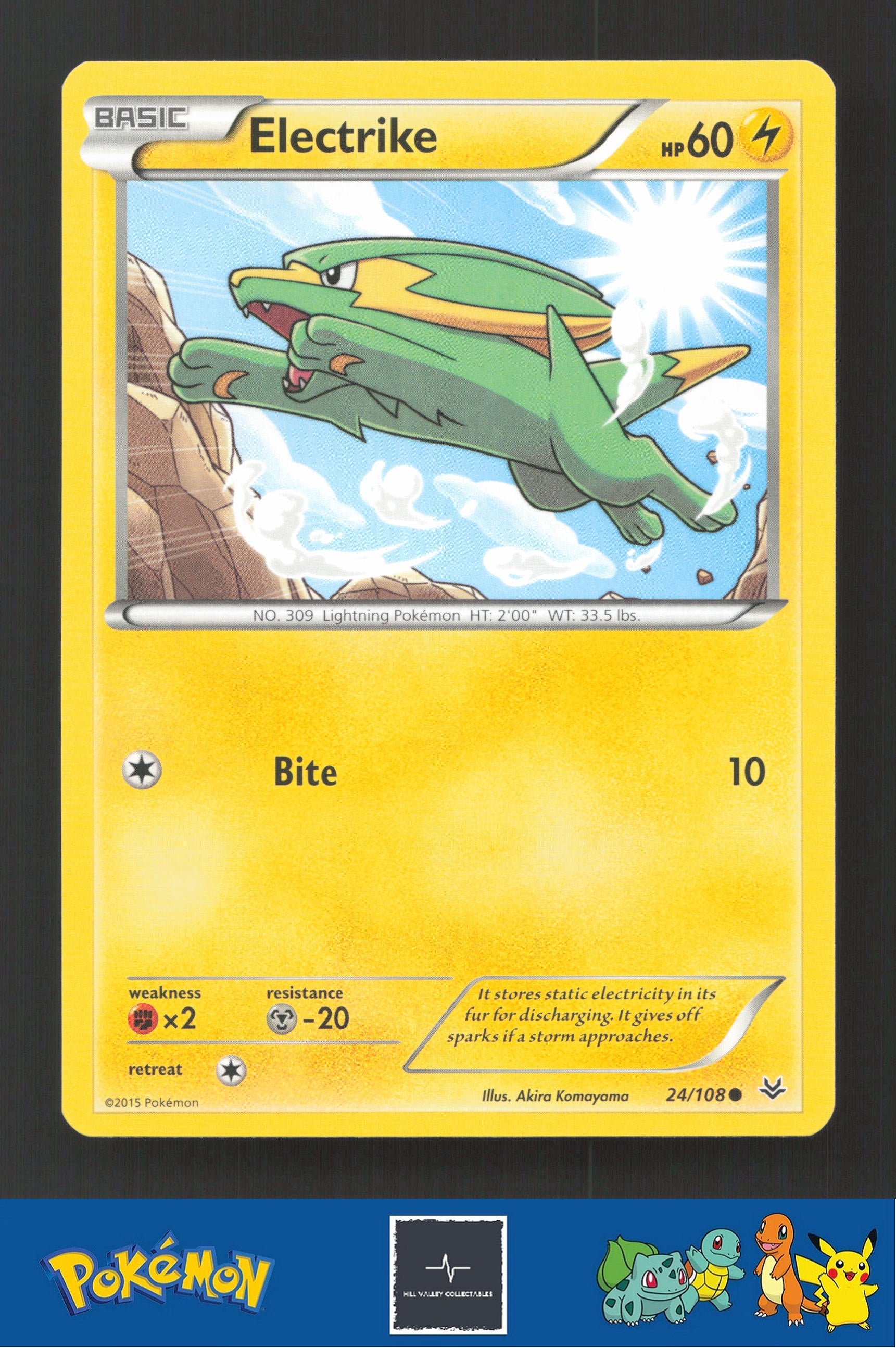 2015 Pokemon XY Roaring Skies 24/108 Electrike