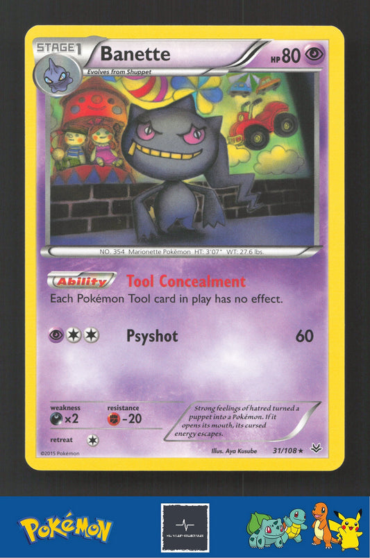 2015 Pokemon XY Roaring Skies 31/108 Banette