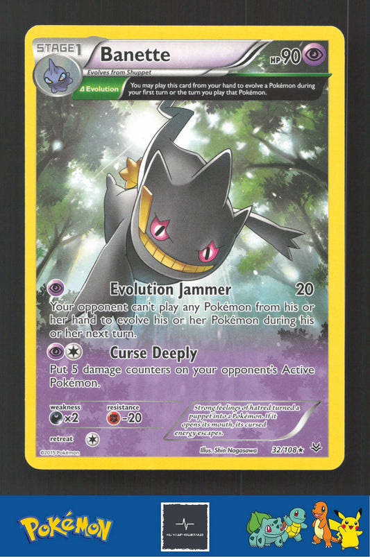 2015 Pokemon XY Roaring Skies 32/108 Banette (Delta)
