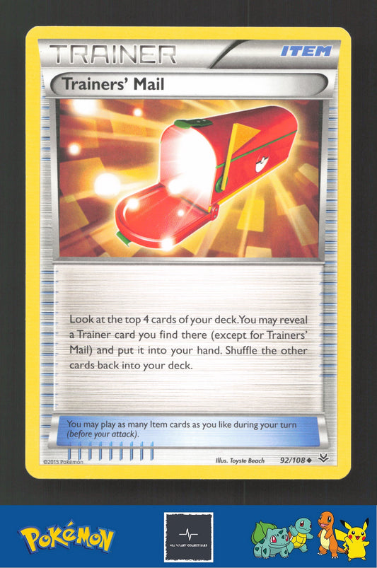 2015 Pokemon XY Roaring Skies 92/108 Trainers' Mail