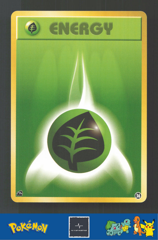 1999 Japanese Pokemon Squirtle / Bulbasaur VHS Deck Grass Energy #36