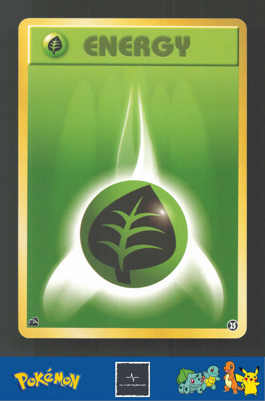 1999 Japanese Pokemon Squirtle / Bulbasaur VHS Deck Grass Energy #25