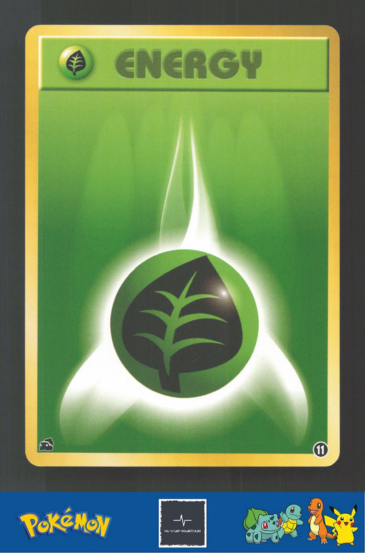 1999 Japanese Pokemon Squirtle / Bulbasaur VHS Deck Grass Energy #11