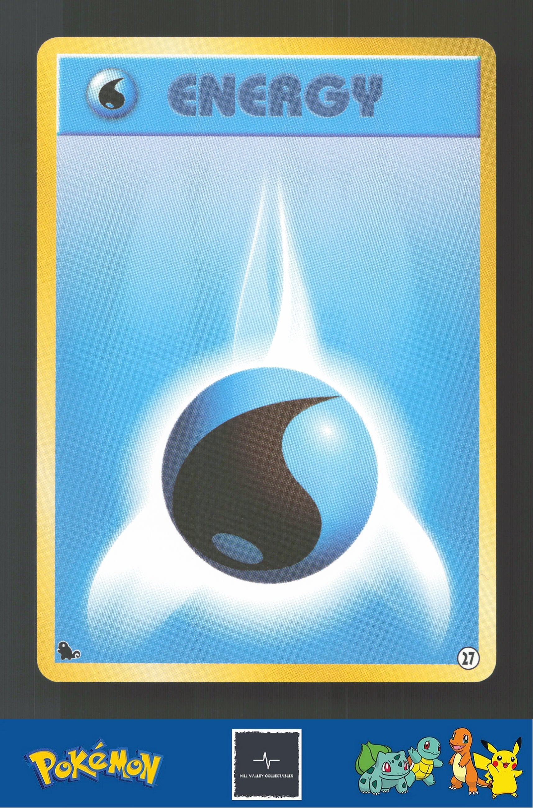 1999 Japanese Pokemon Squirtle / Bulbasaur VHS Deck Water Energy #27