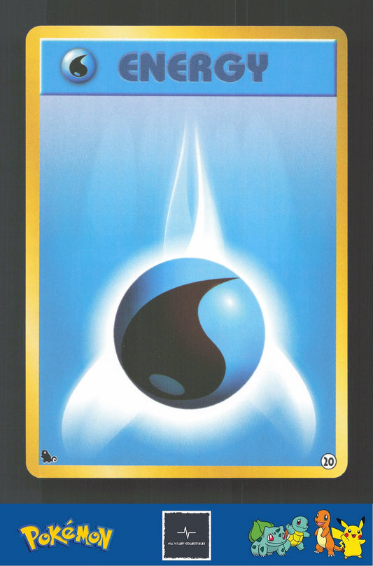 1999 Japanese Pokemon Squirtle / Bulbasaur VHS Deck Water Energy #20
