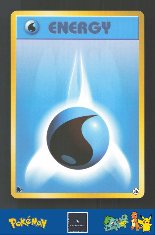 1999 Japanese Pokemon Squirtle / Bulbasaur VHS Deck Water Energy #36
