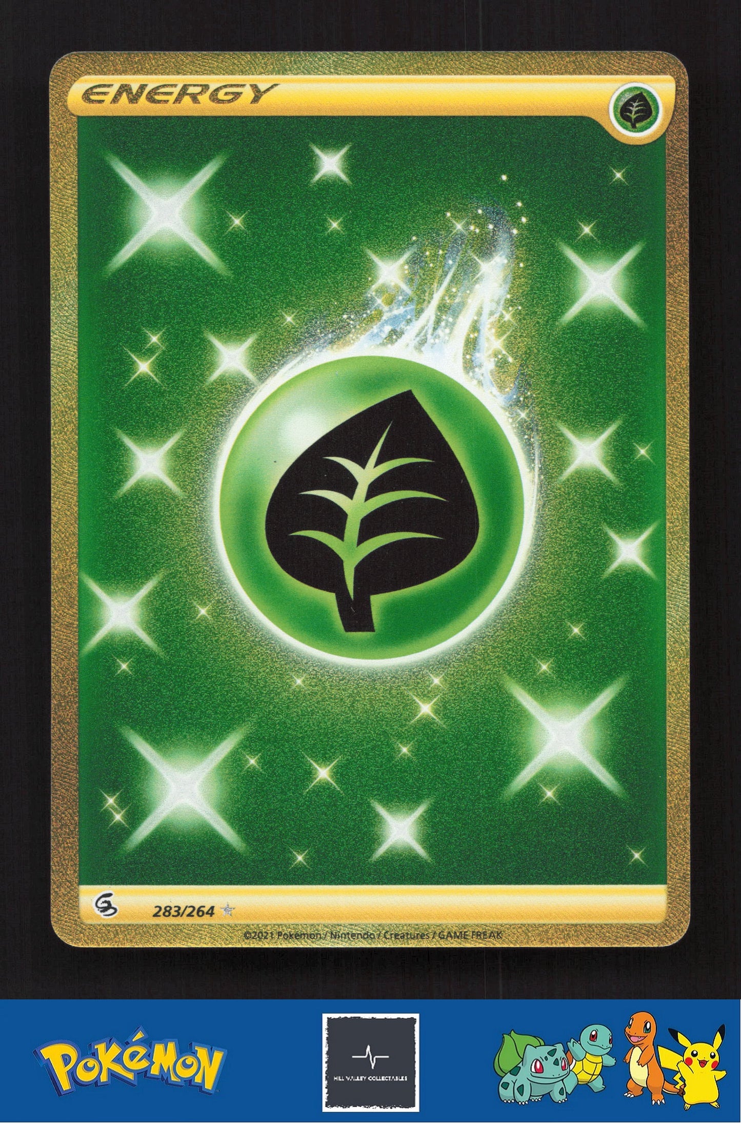 2021 Pokemon SWSH Fusion Strike 283/264 Grass Energy