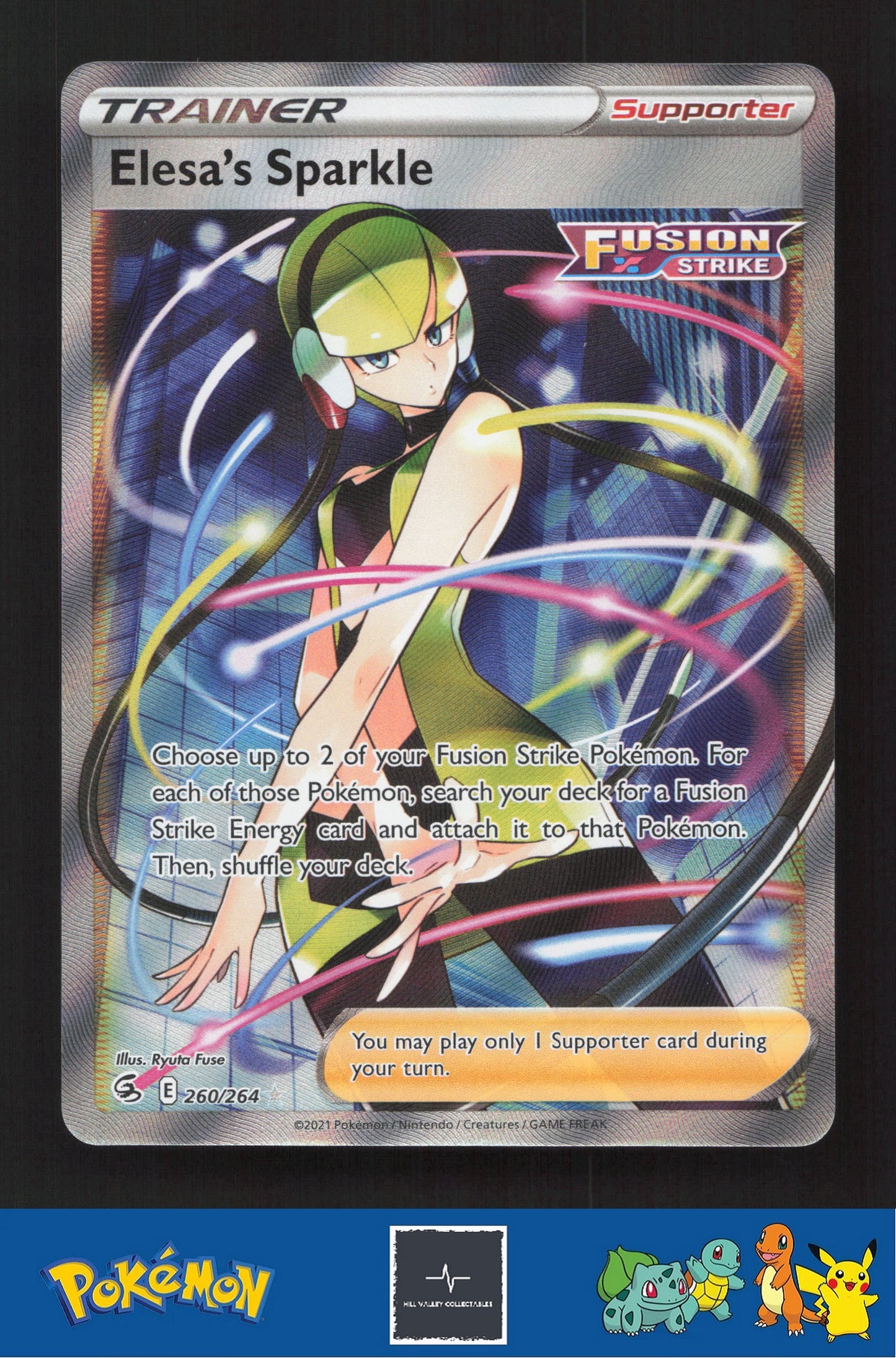 2021 Pokemon SWSH Fusion Strike 260/264 Elesa's Sparkle