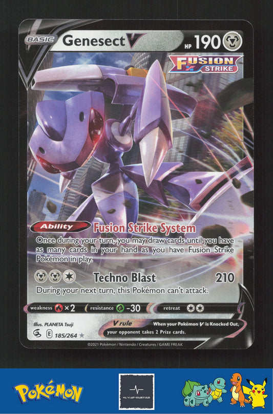 2021 Pokemon SWSH Fusion Strike 185/264 Genesect V