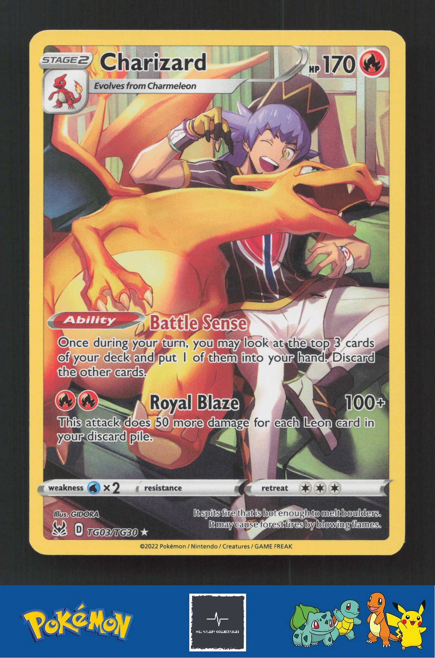 2022 Pokemon Lost Origin TG03/TG30 Charizard