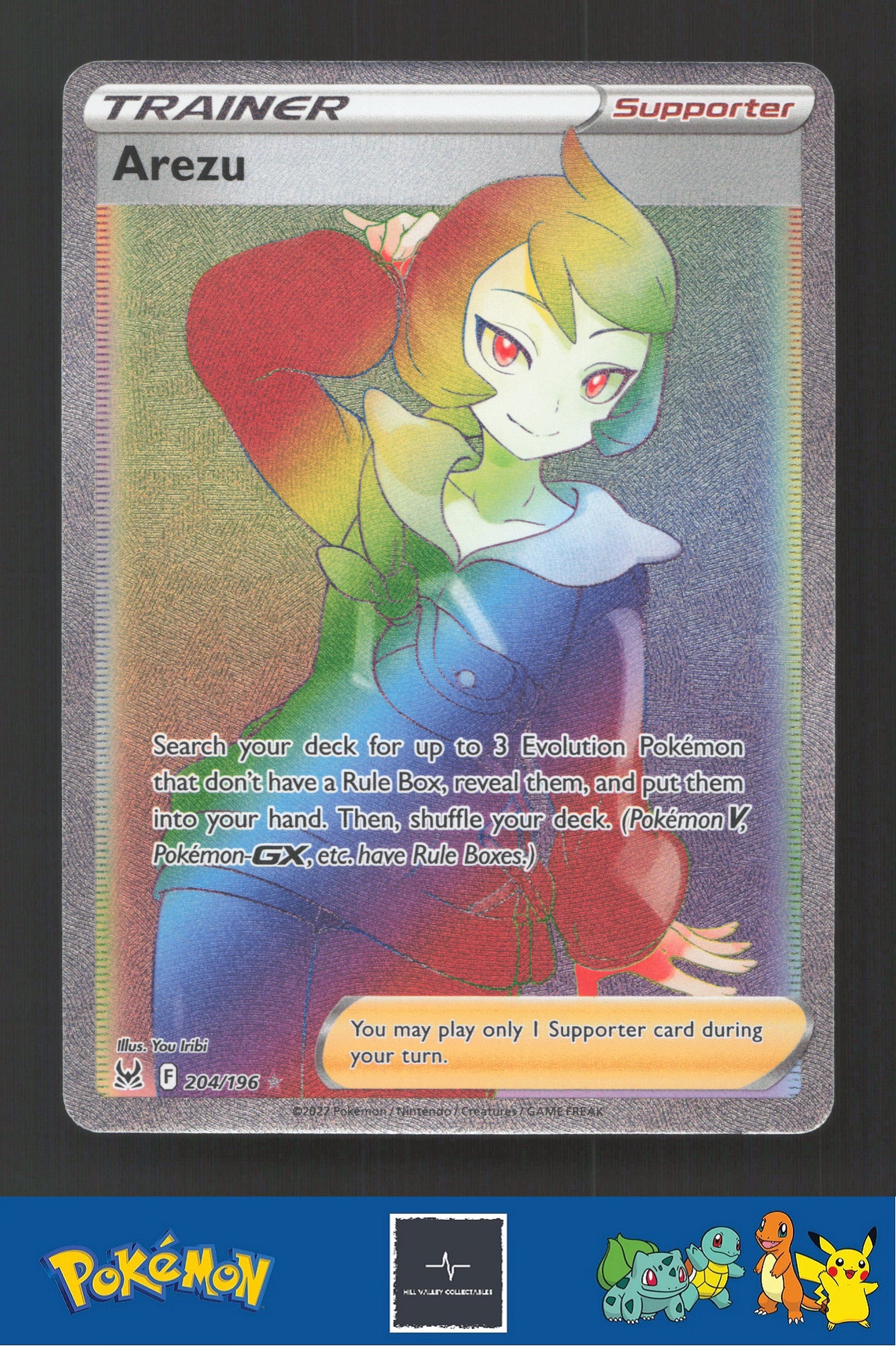 2022 Pokemon Lost Origin 204/196 Arezu