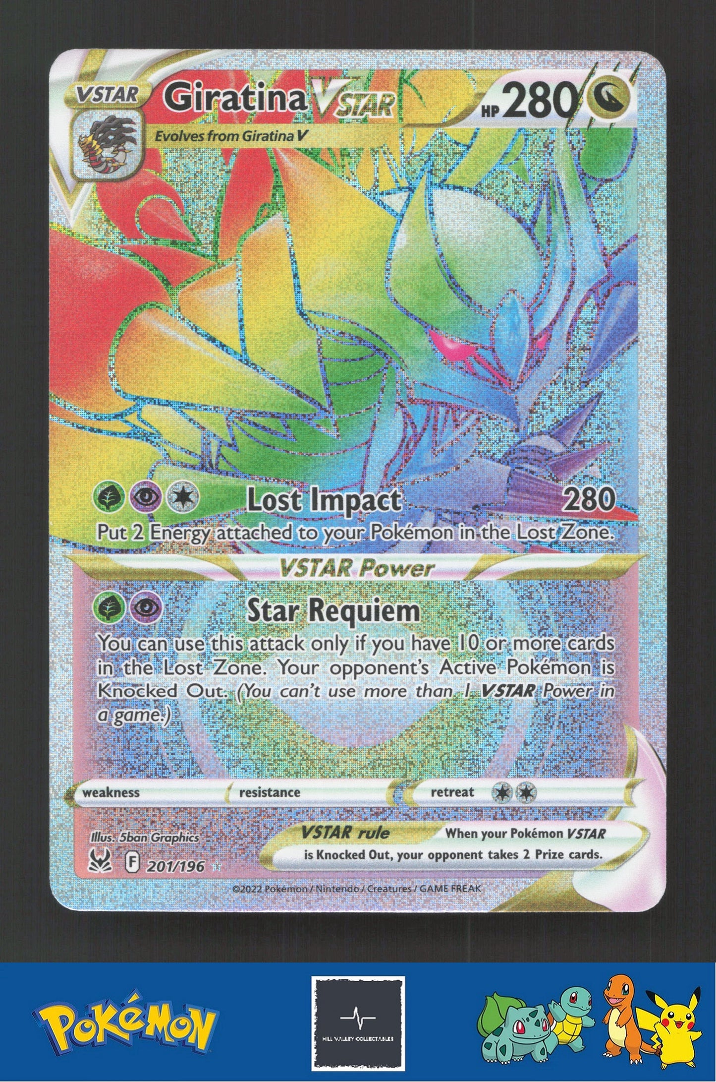 2022 Pokemon Lost Origin 201/196 Giratina Vstar