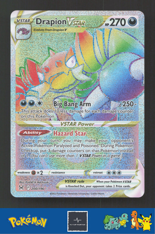 2022 Pokemon Lost Origin 200/196 Drapion Vstar