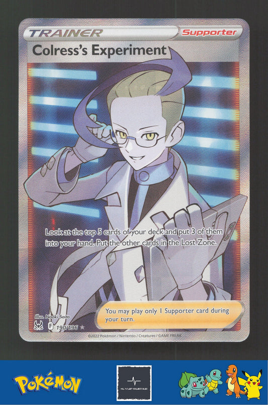 2022 Pokemon Lost Origin 190/196 Colress's Experiment