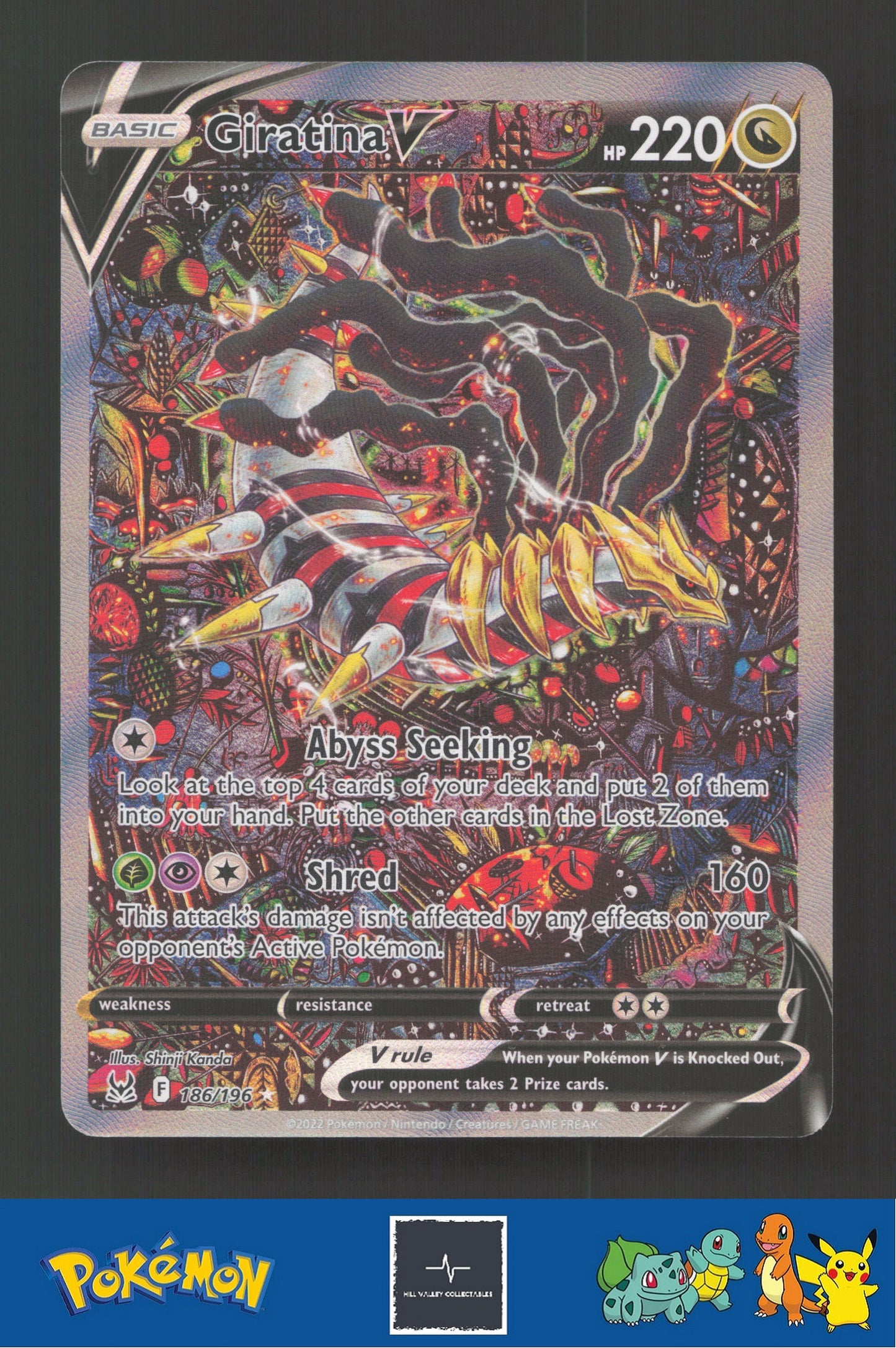 2022 Pokemon Lost Origin 186/196 Giratina V