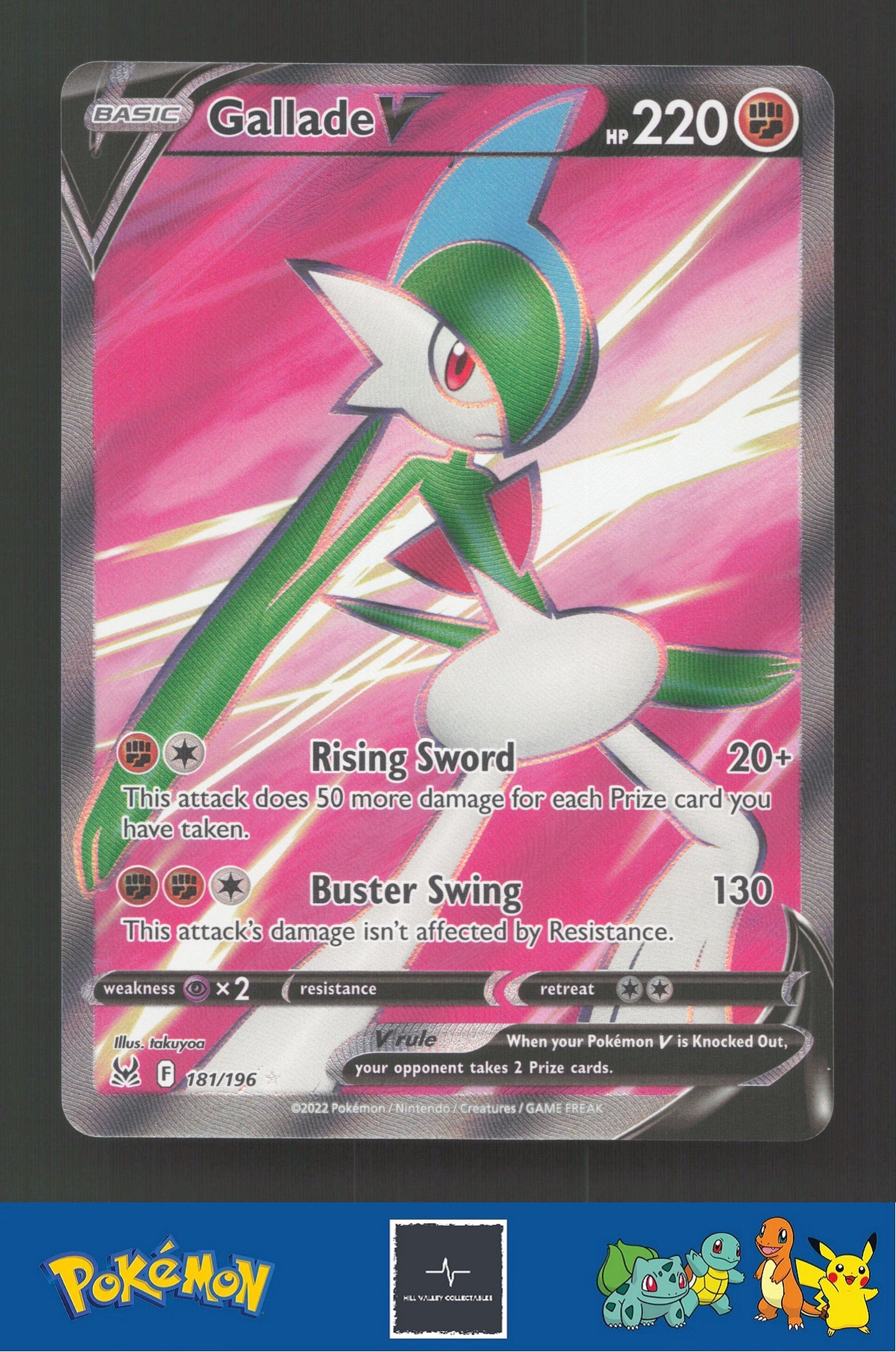 2022 Pokemon Lost Origin 181/196 Gallade V