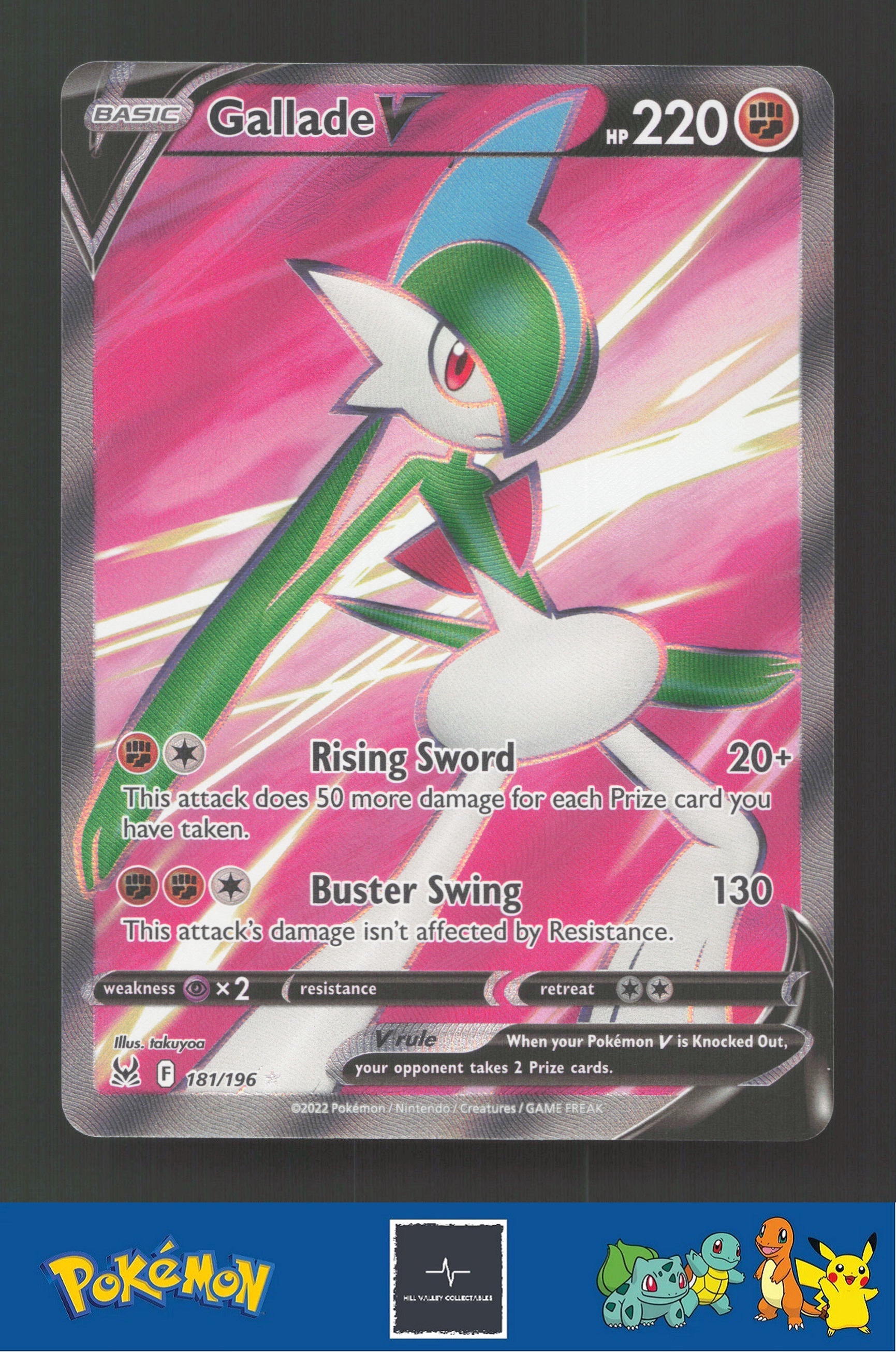 2022 Pokemon Lost Origin 181/196 Gallade V