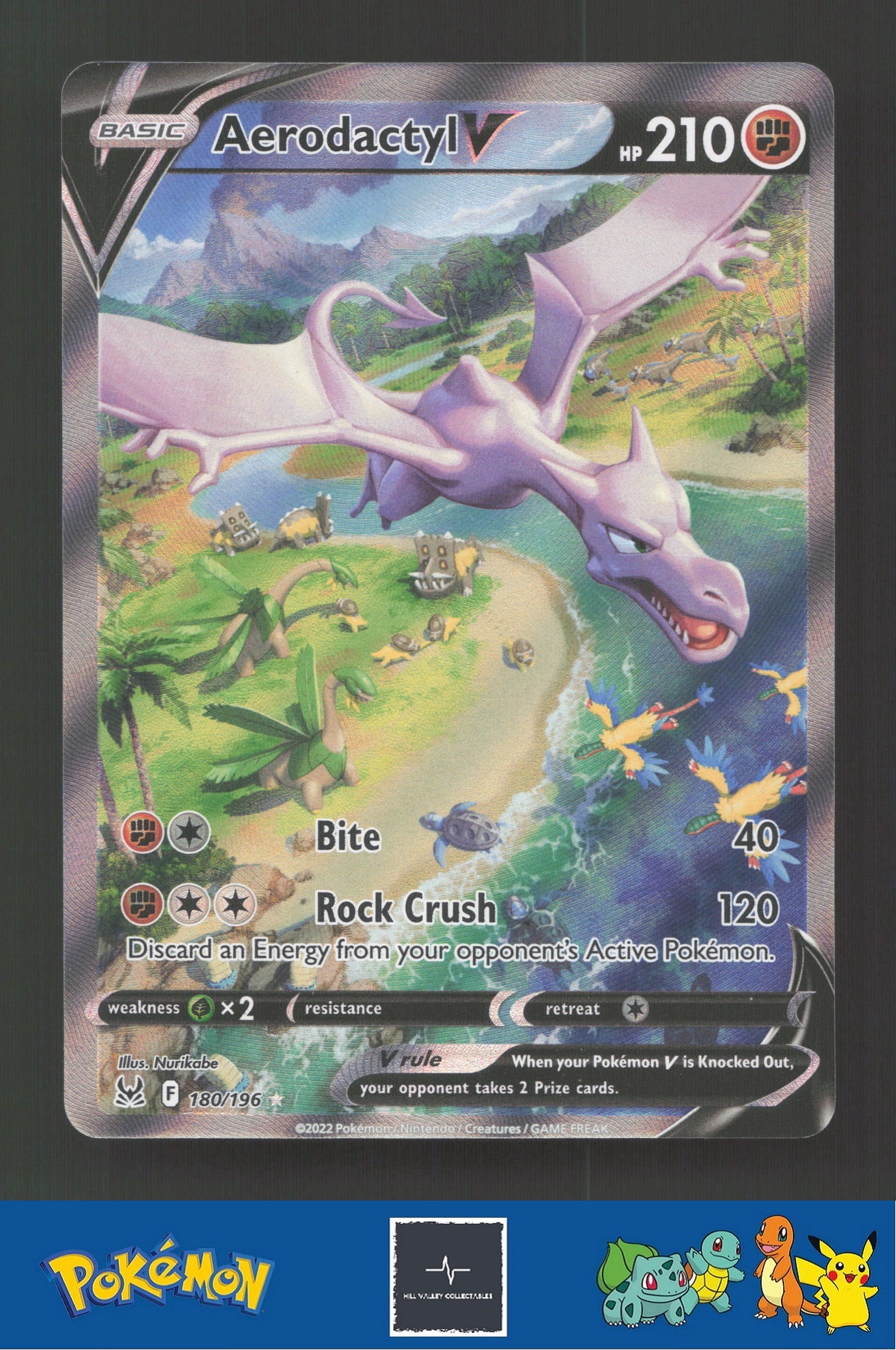 2022 Pokemon Lost Origin 180/196 Aerodactyl V