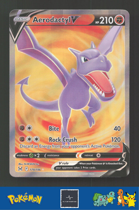 2022 Pokemon Lost Origin 179/196 Aerodactyl V