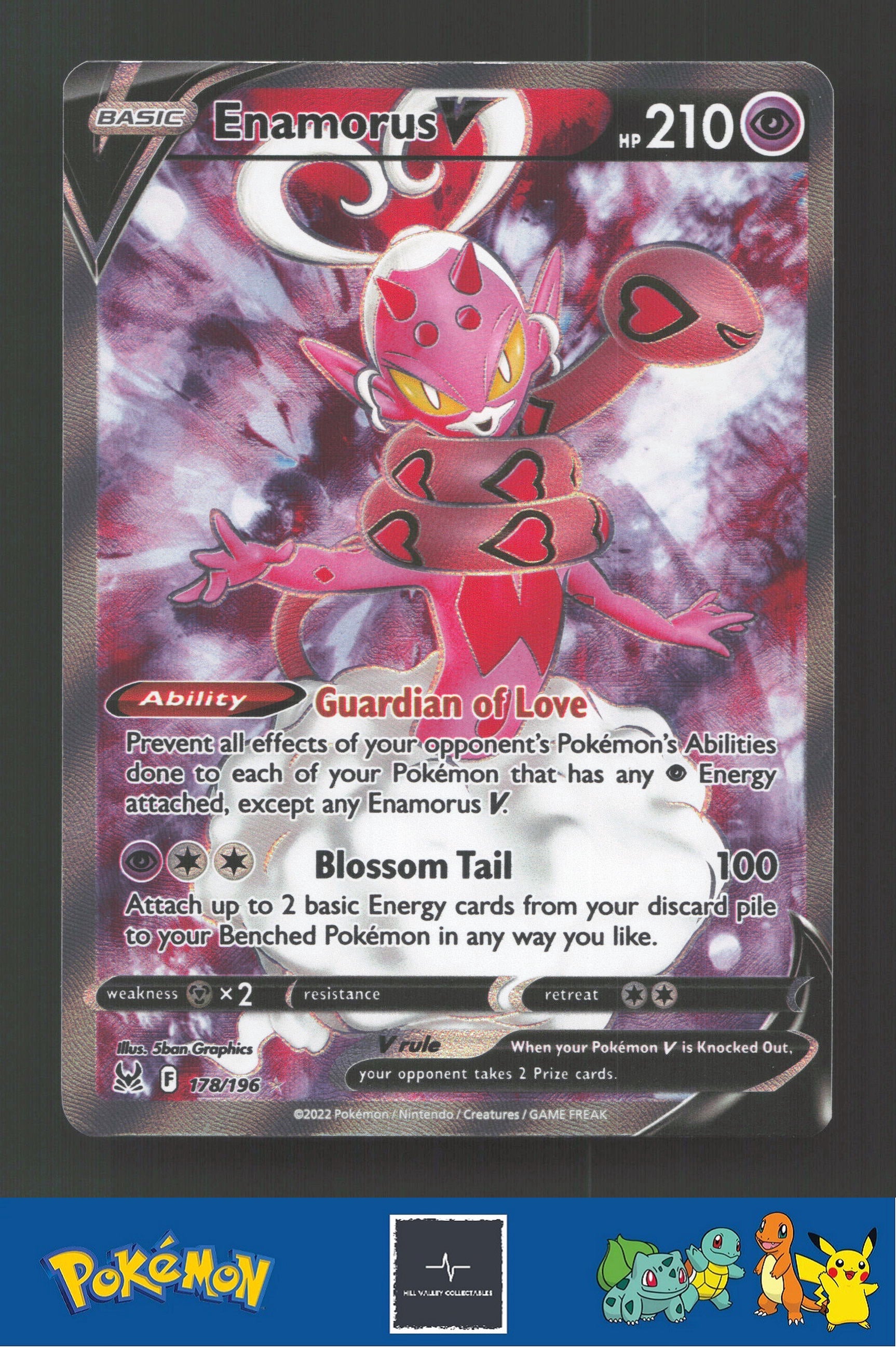 2022 Pokemon Lost Origin 178/196 Enamorus V