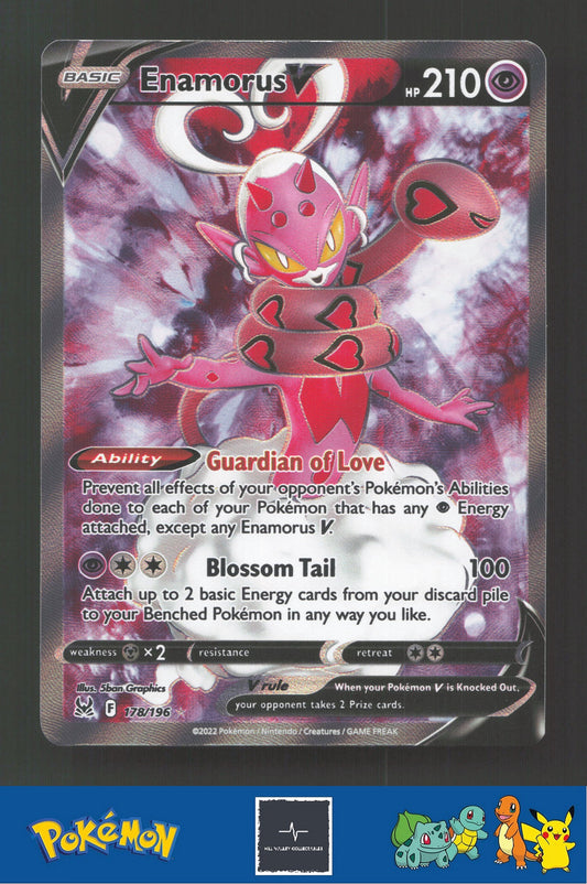 2022 Pokemon Lost Origin 178/196 Enamorus V