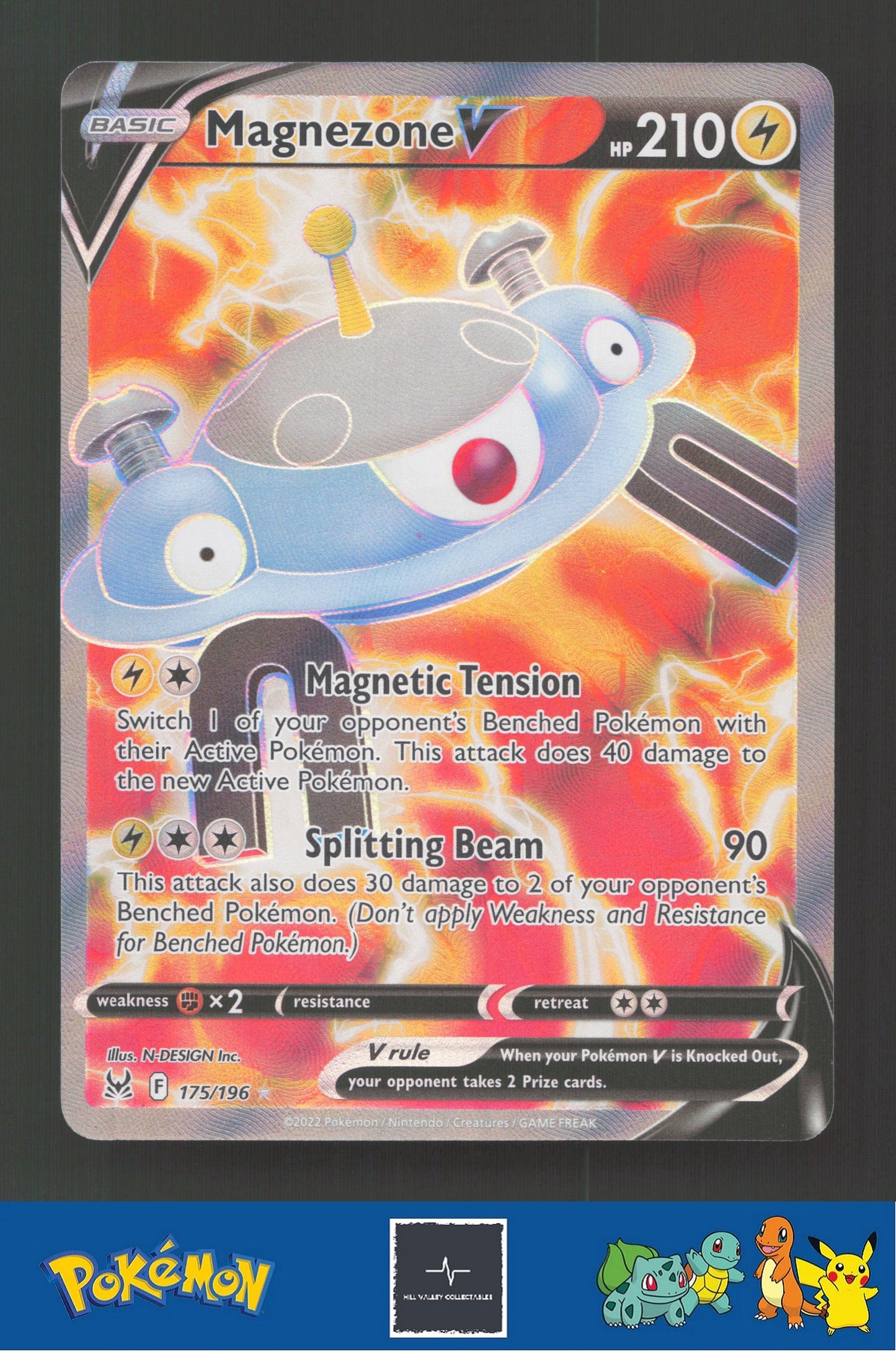 2022 Pokemon Lost Origin 175/196 Magnezone V