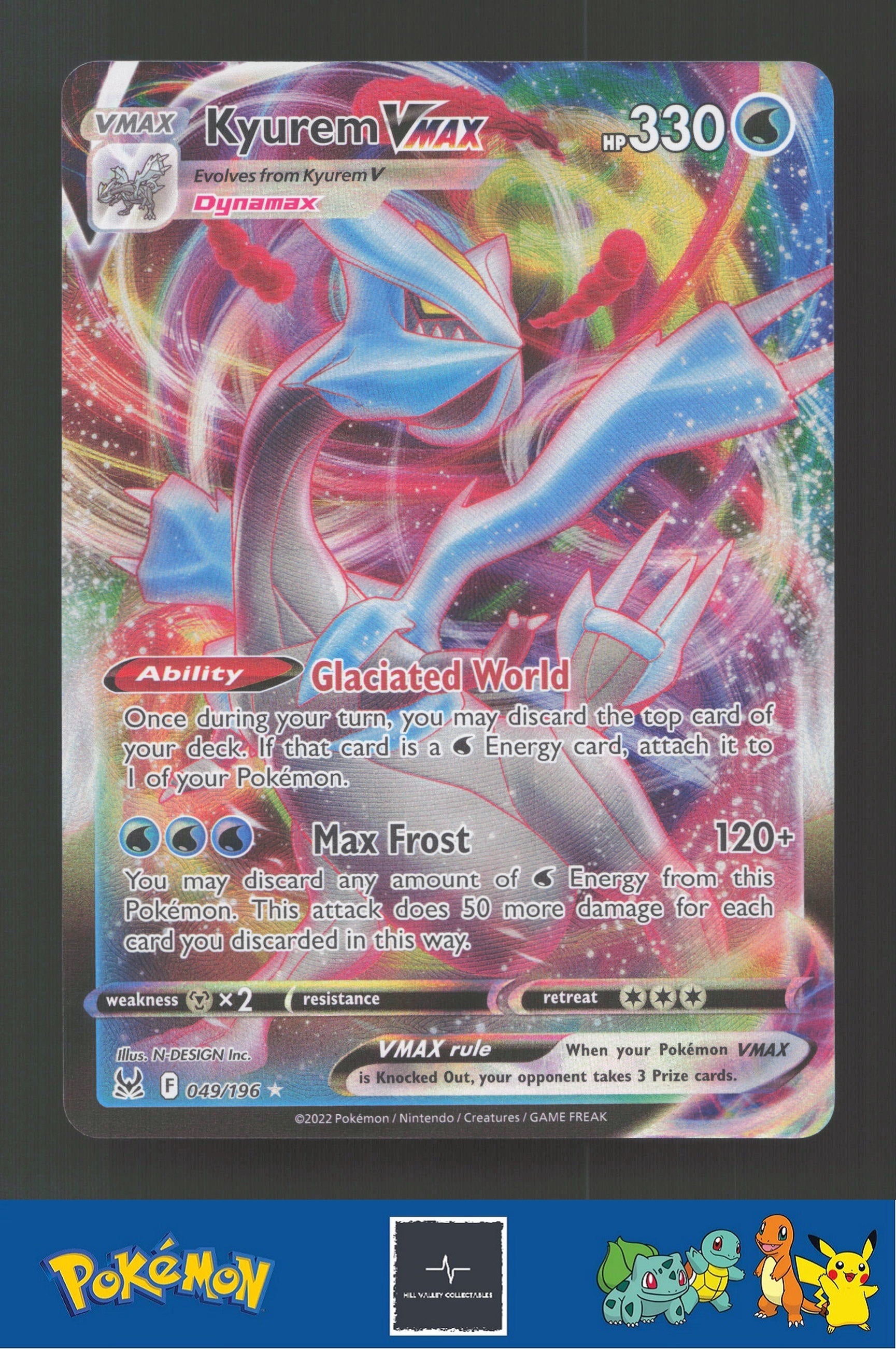 2022 Pokemon Lost Origin 049/196 Kyurem VMAX