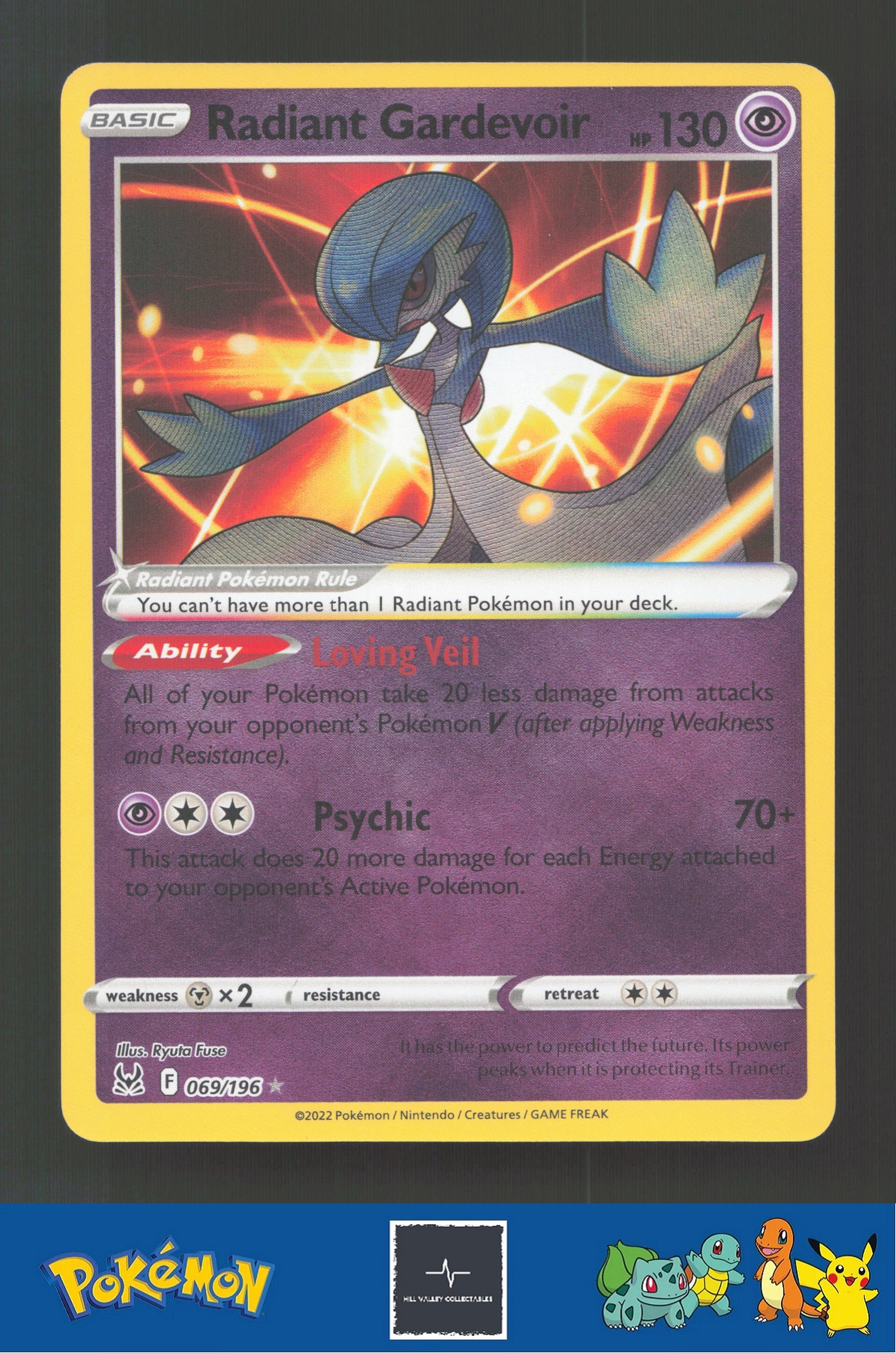 2022 Pokemon Lost Origin 069/196 Radiant Gardevoir