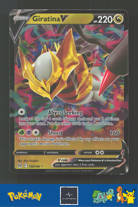 2022 Pokemon Lost Origin 130/196 Giratina V