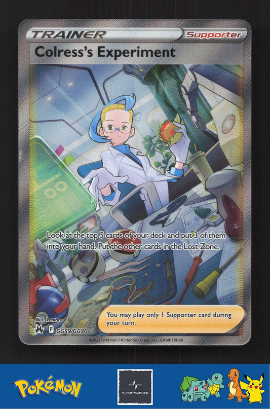2023 Pokemon SWSH Crown Zenith GG59/GG70 Colress's Experiment