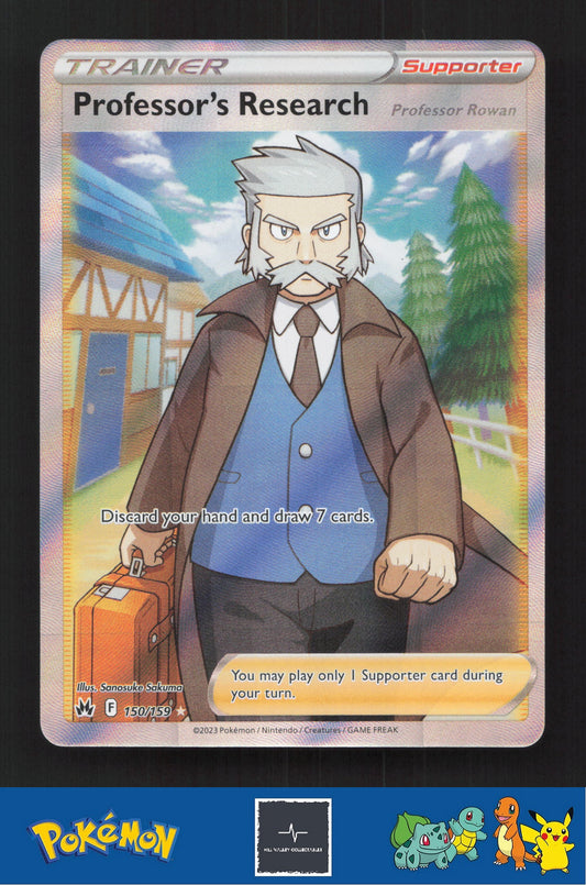 2023 Pokemon SWSH Crown Zenith 150/159 Professor's Research