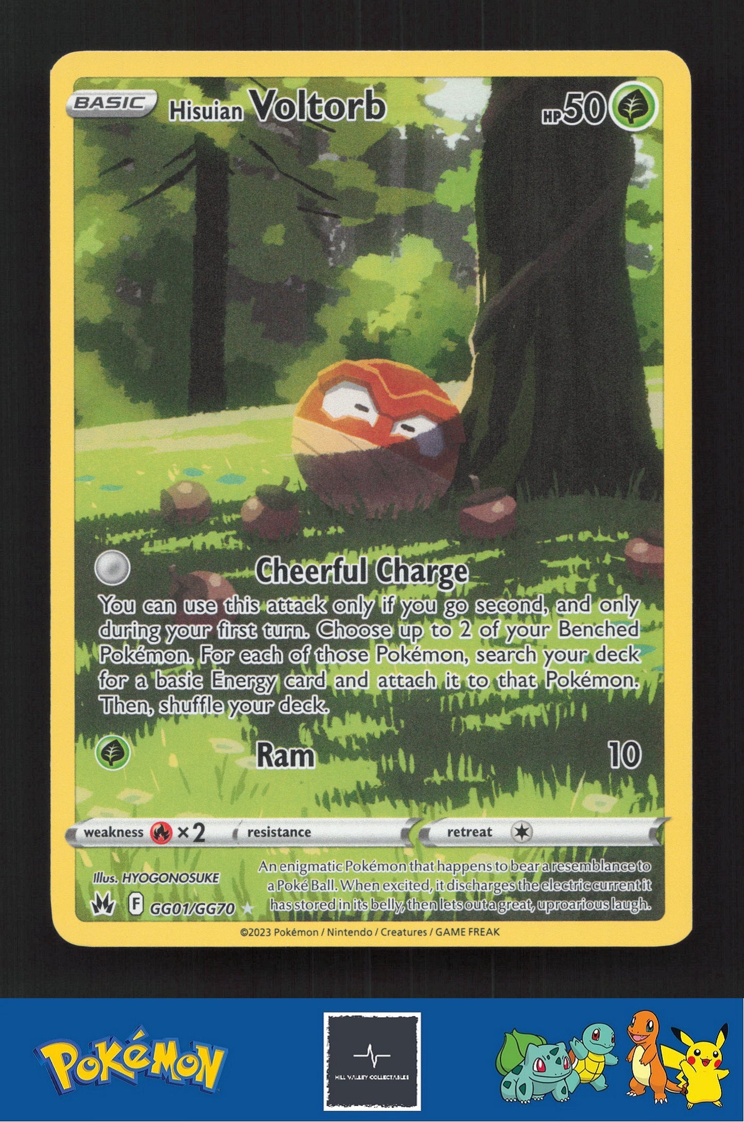 2023 Pokemon SWSH Crown Zenith GG01/GG70 Hisuian Voltorb