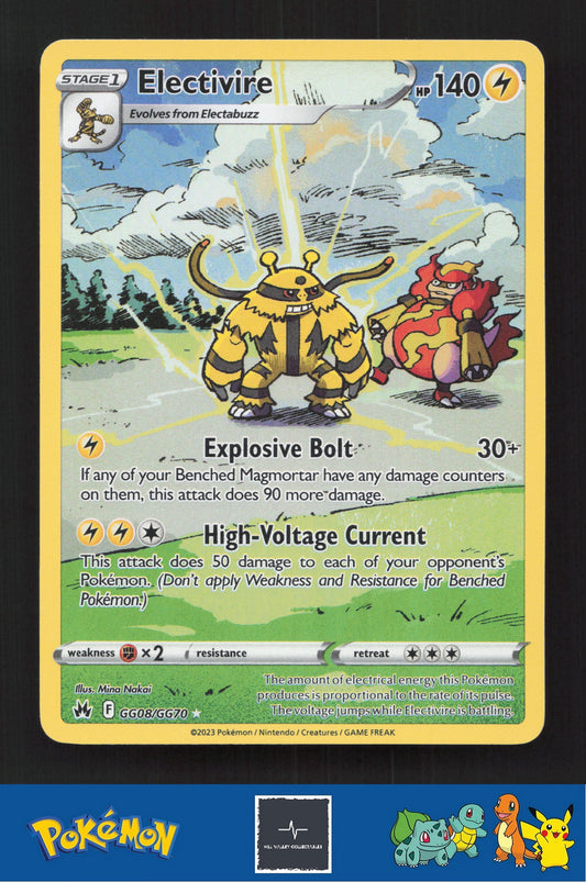 2023 Pokemon SWSH Crown Zenith GG08/GG70 Electivire