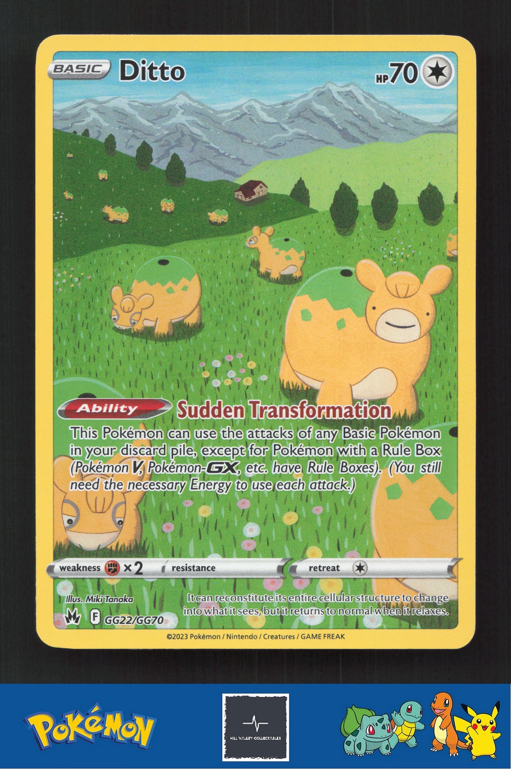 2023 Pokemon SWSH Crown Zenith GG22/GG70 Ditto