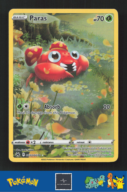 2023 Pokemon SWSH Crown Zenith GG32/GG70 Paras