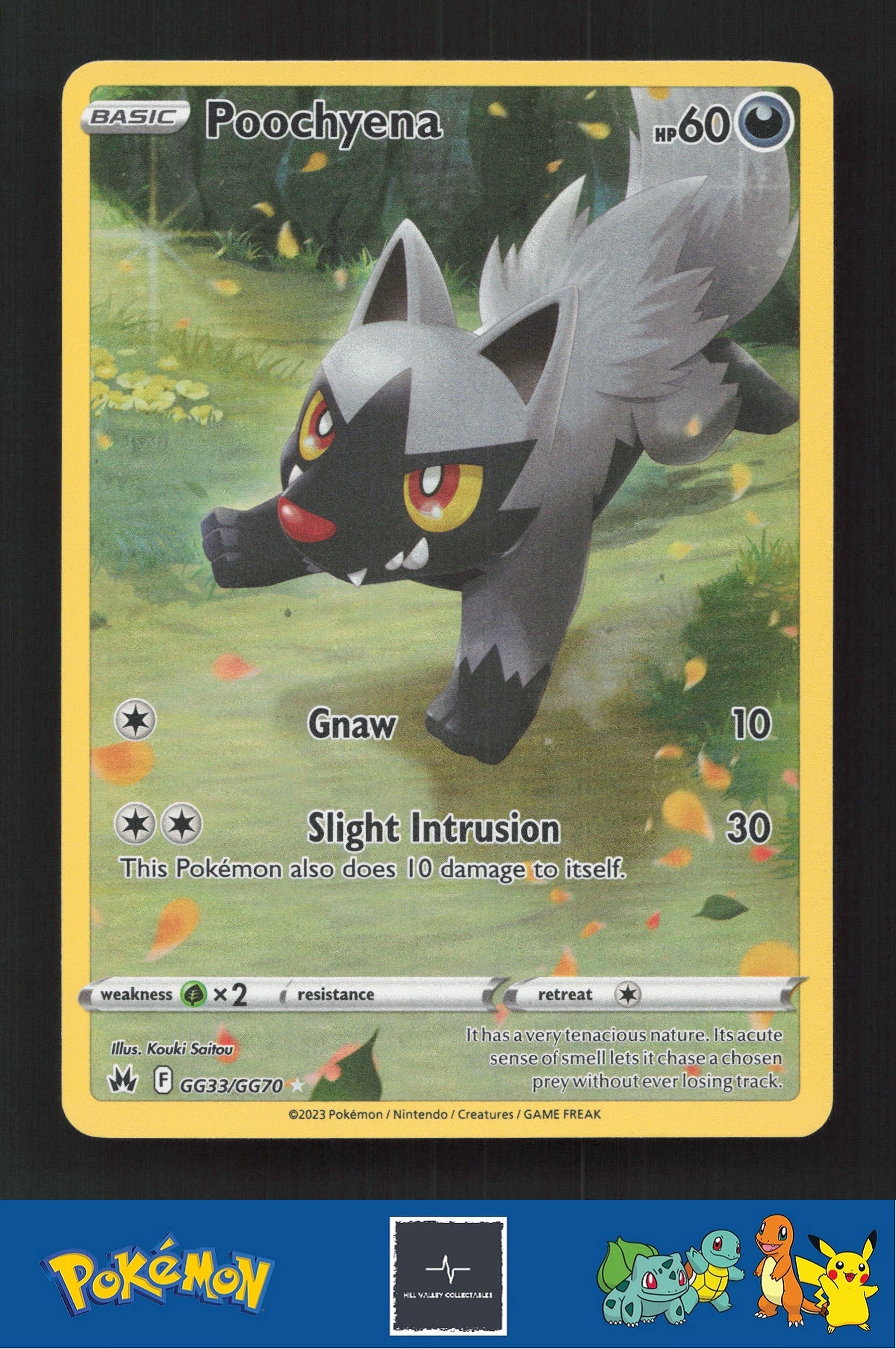 2023 Pokemon SWSH Crown Zenith GG33/GG70 Poochyena