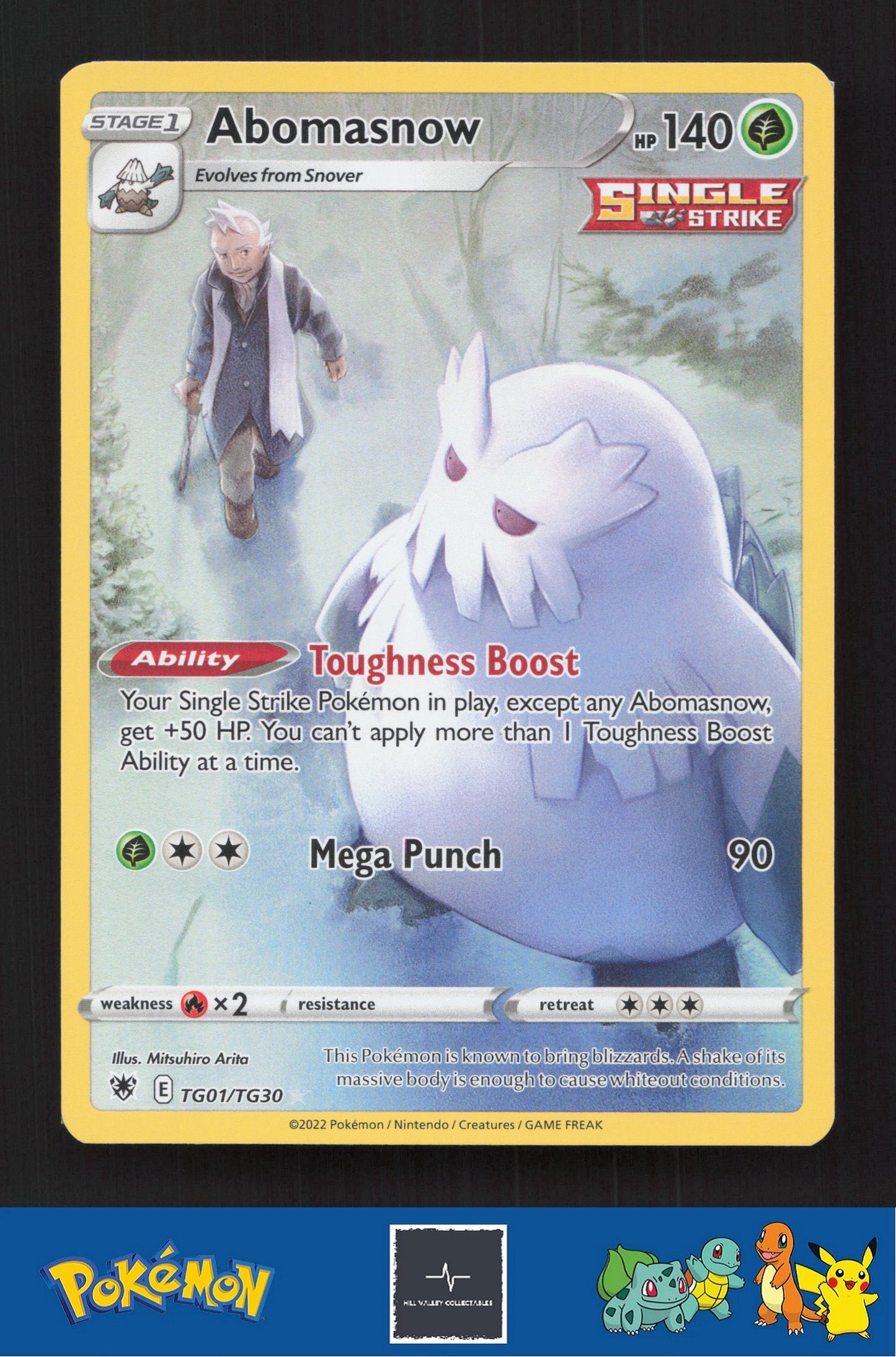 2022 Pokemon SWSH Astral Radiance TG01/TG30 Abomasnow