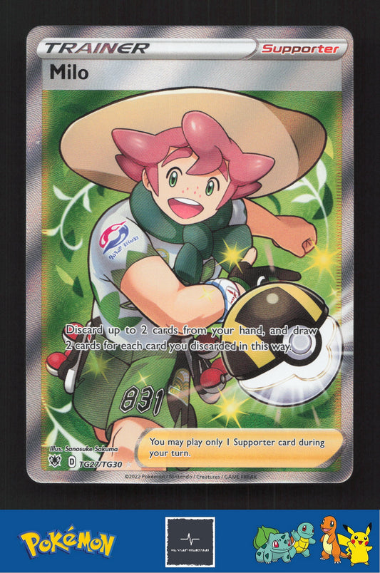 2022 Pokemon SWSH Astral Radiance TG27/TG30 Milo