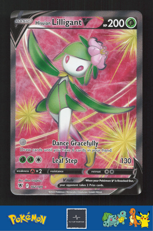 2022 Pokemon SWSH Astral Radiance 162/189 Hisuian Lilligant V