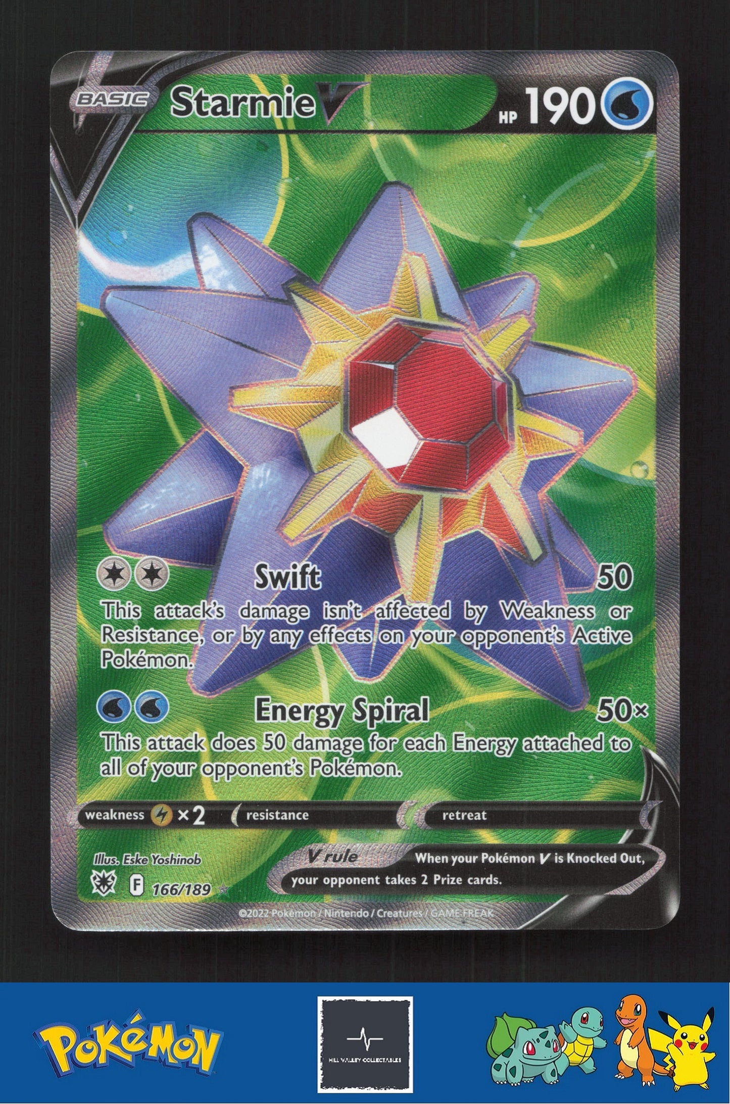 2022 Pokemon SWSH Astral Radiance 166/189 Starmie V